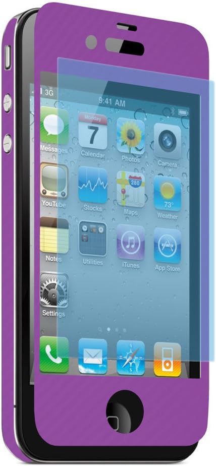 Apple iPhone 4 / 4S Universal CARBN "The Works" Screen Protector, Purple