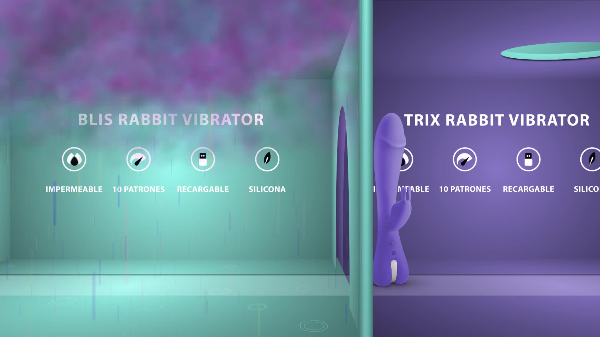 Good Vibes Only Rabbit Vibrador del Clítoris Tedy con Luces ...