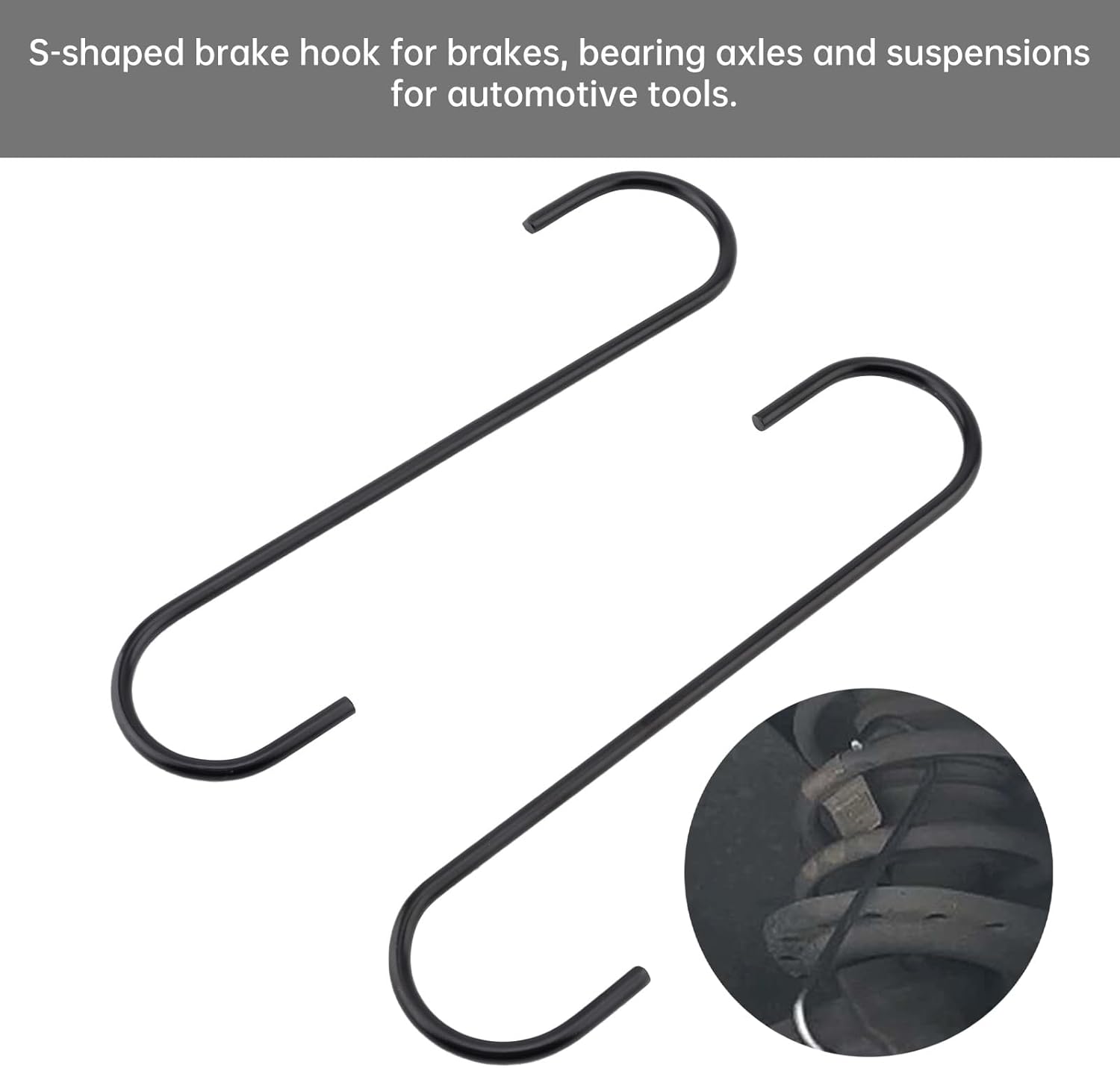 Caliper Piston Compressor Tool Universal for Multi Piston Brake Pad Spreader, Heavy Duty Brake Caliper Spreader Tool with Hanger Hooks for Automotive, Motorcycle,Car Brake Repair