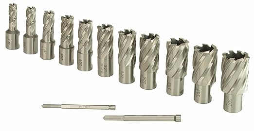 Steel Dragon Tools 13pc. High Speed Steel HSS Annular Cutter Kit 1