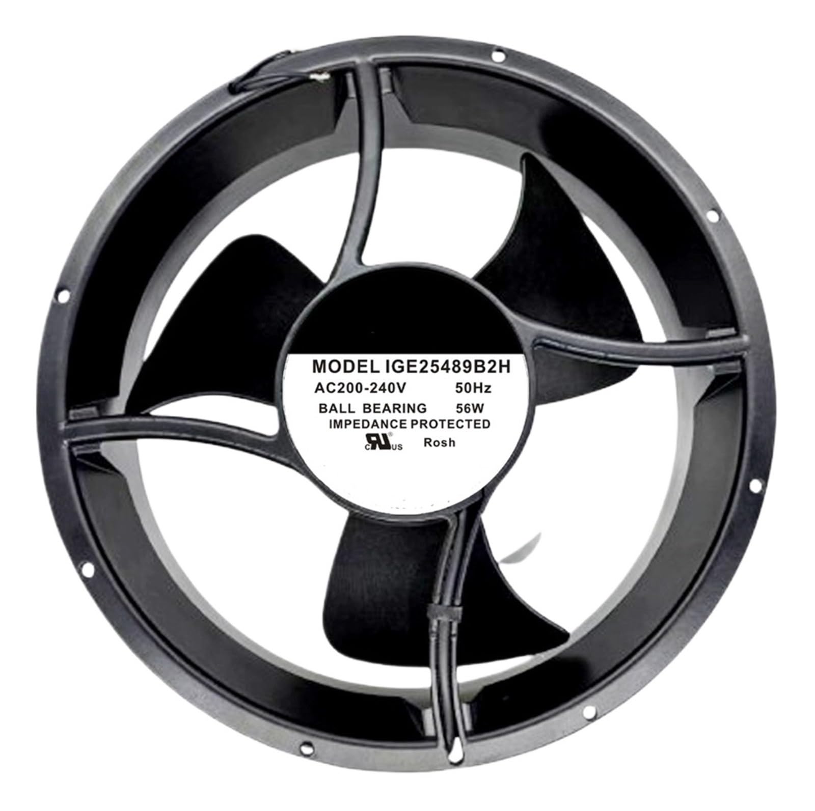 Ventilateur de refroidissement 254x254x90mm extracteur air chaud AC 240V 56W