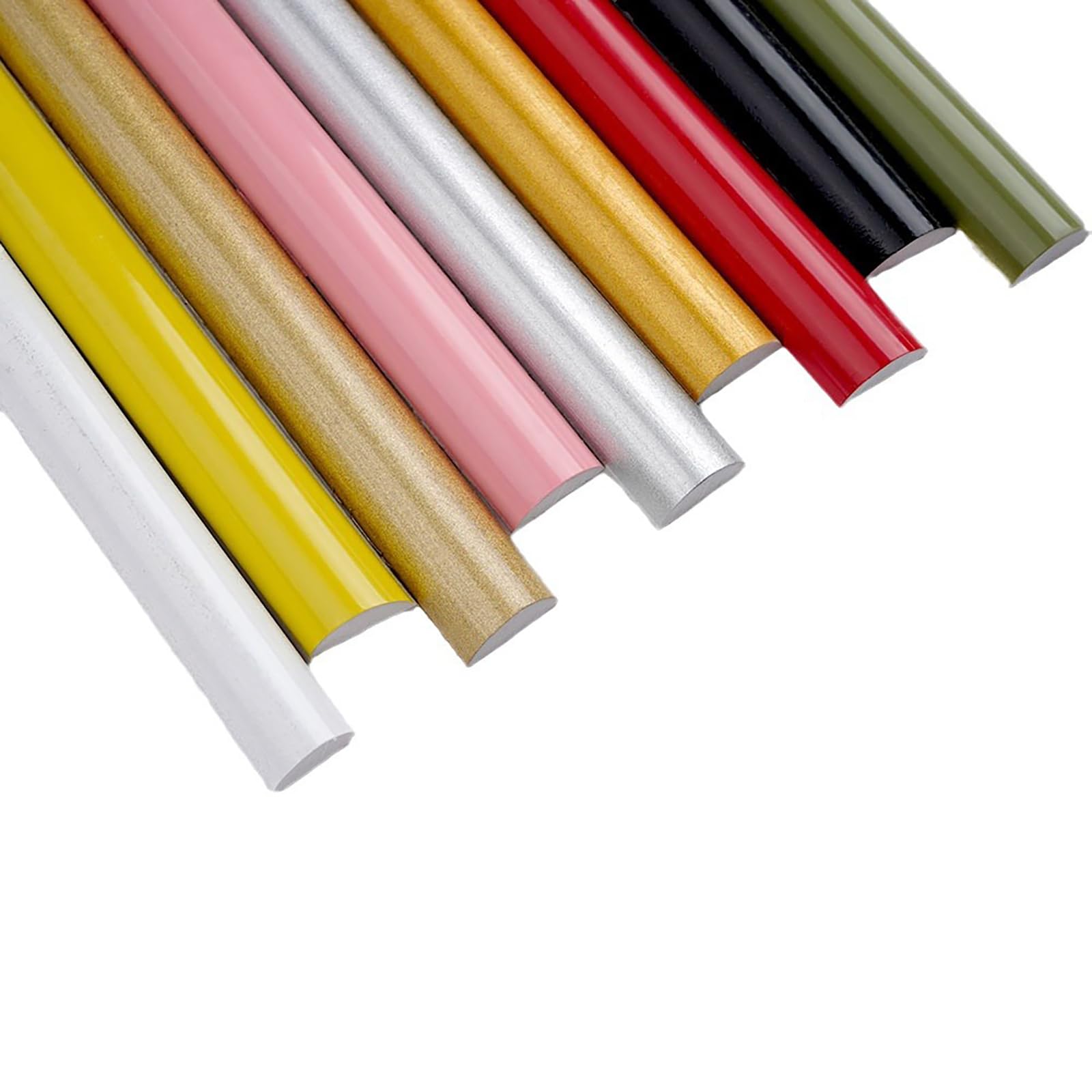 HENANCXF 5M(16.4FT) Peel And Stick Chair Rail Panel Molding,Wall Decoration Molding Trim,for Wall Tile Edges, Ceilings, Backsplash(Size:1cm,Color:Green)