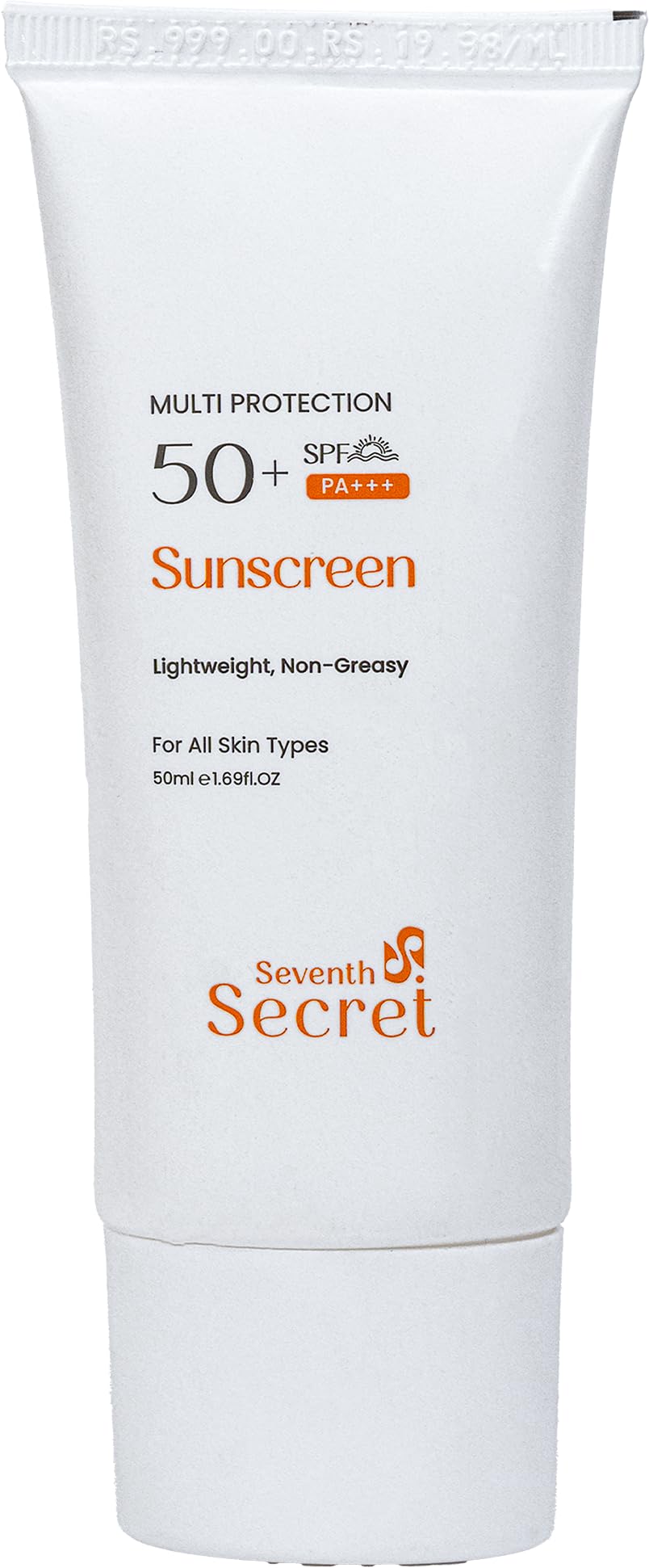 SPF 50+ Sunscreen, Hydrating Cream, Broad Spectrum UV Protection, 50ml, All Skin Types, with Shea Butter, Vitamin E, Niacinamide