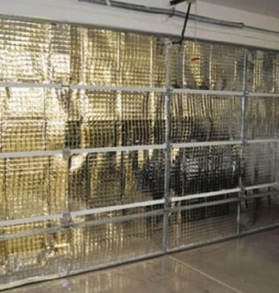 Garage Door Insulation 21" x 36ft Foam Core (FITS 9X7 Door