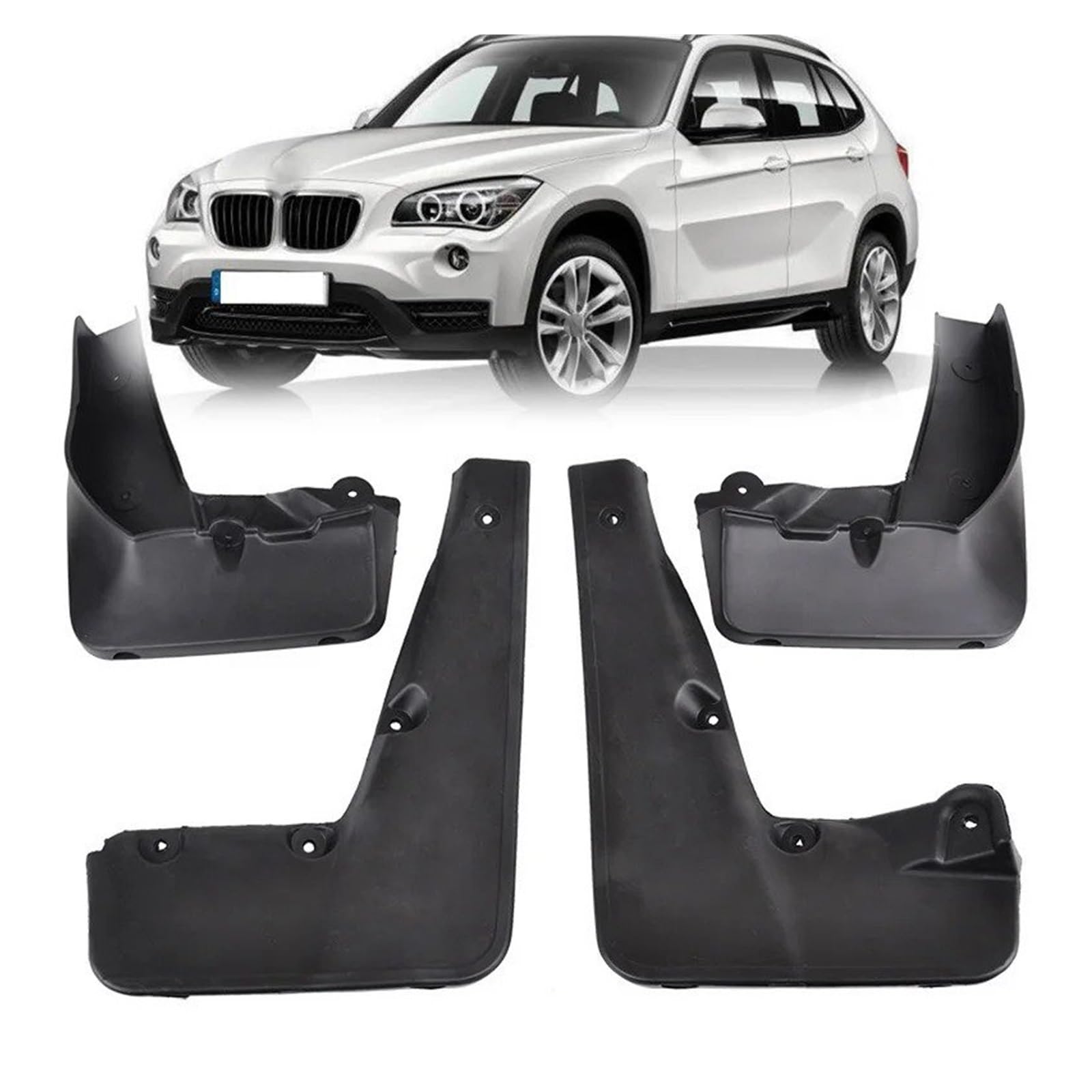Garde-boue BMW X1 E84 stop impacts gravillons et boue auto
