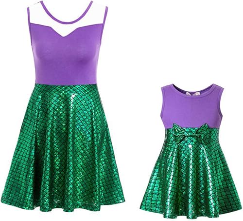 Miniatura 3 de Disfraz de sirena de mar profundo para mujer, disfraz de sirena para adultos, Ariel