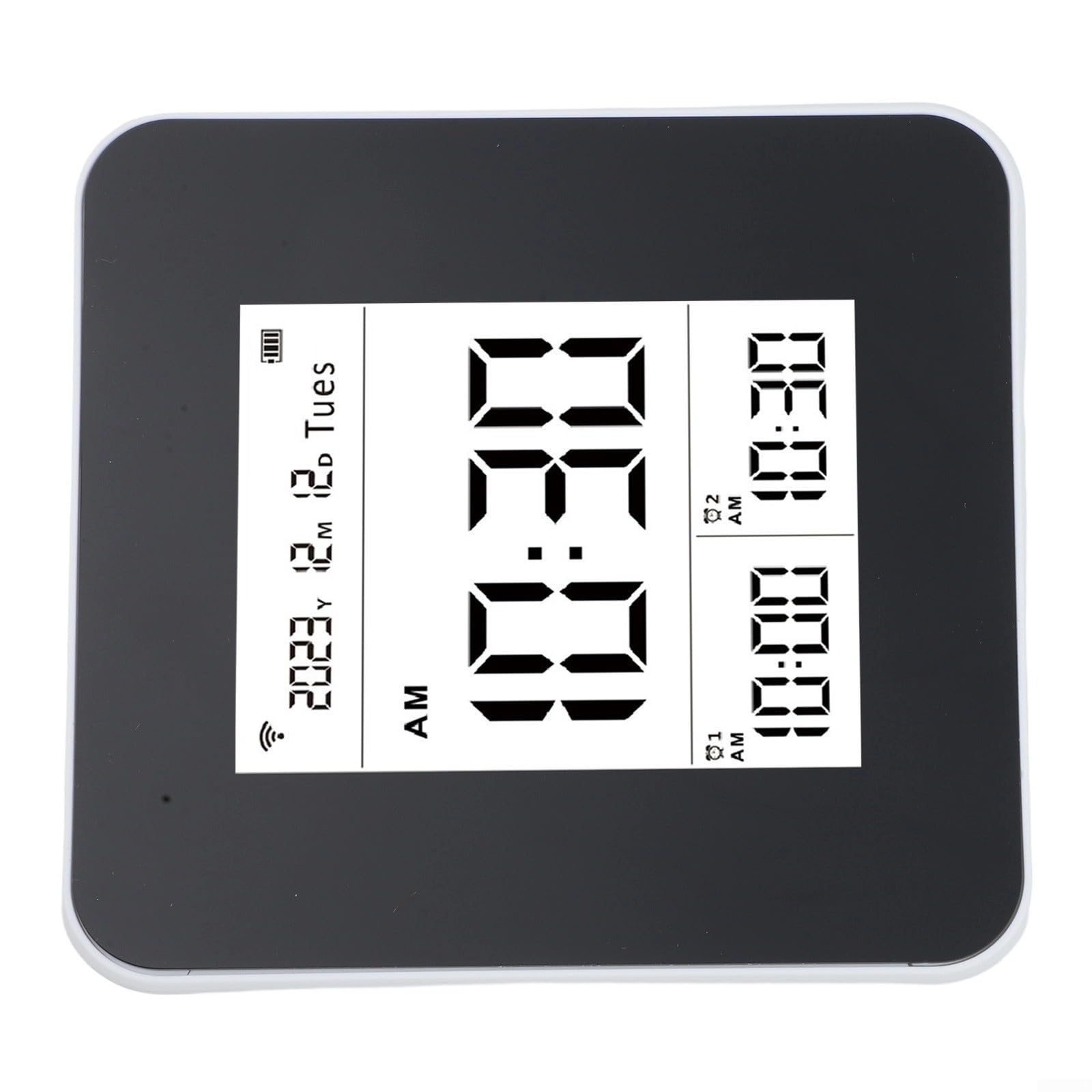 KiraKira Monitor jakości powietrza 15 w 1, czujnik HCHO TVOC PM2,5 z wyświetlaczem 7,1 cm, miernik wilgotności powietrza, WiFi do sterowania aplikacją Tuya, środowisko domowe i biurowe (biały)