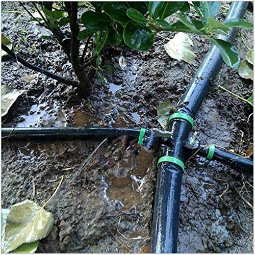 200m 1" N45 5-Hole Hose Irrigator Greenhouse Water Drip Tape Farm Land Crops Plants Sprinkling Watering Irrigation System