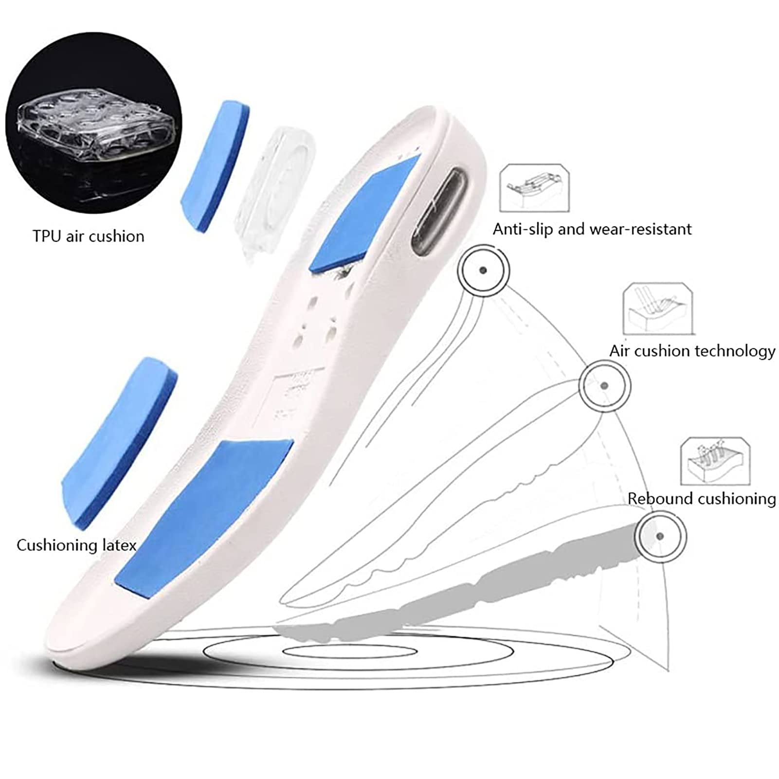 RENBING Diabetische Schoenen Mesh Luchtkussen Extra Brede Breedte Wandelschoenen Verstelbare Sluiting Ademend Lichtgewicht Antislip Sneakers voor Mannen Vrouwen Gezwollen Voeten Oedeem Plantar Fasciitis