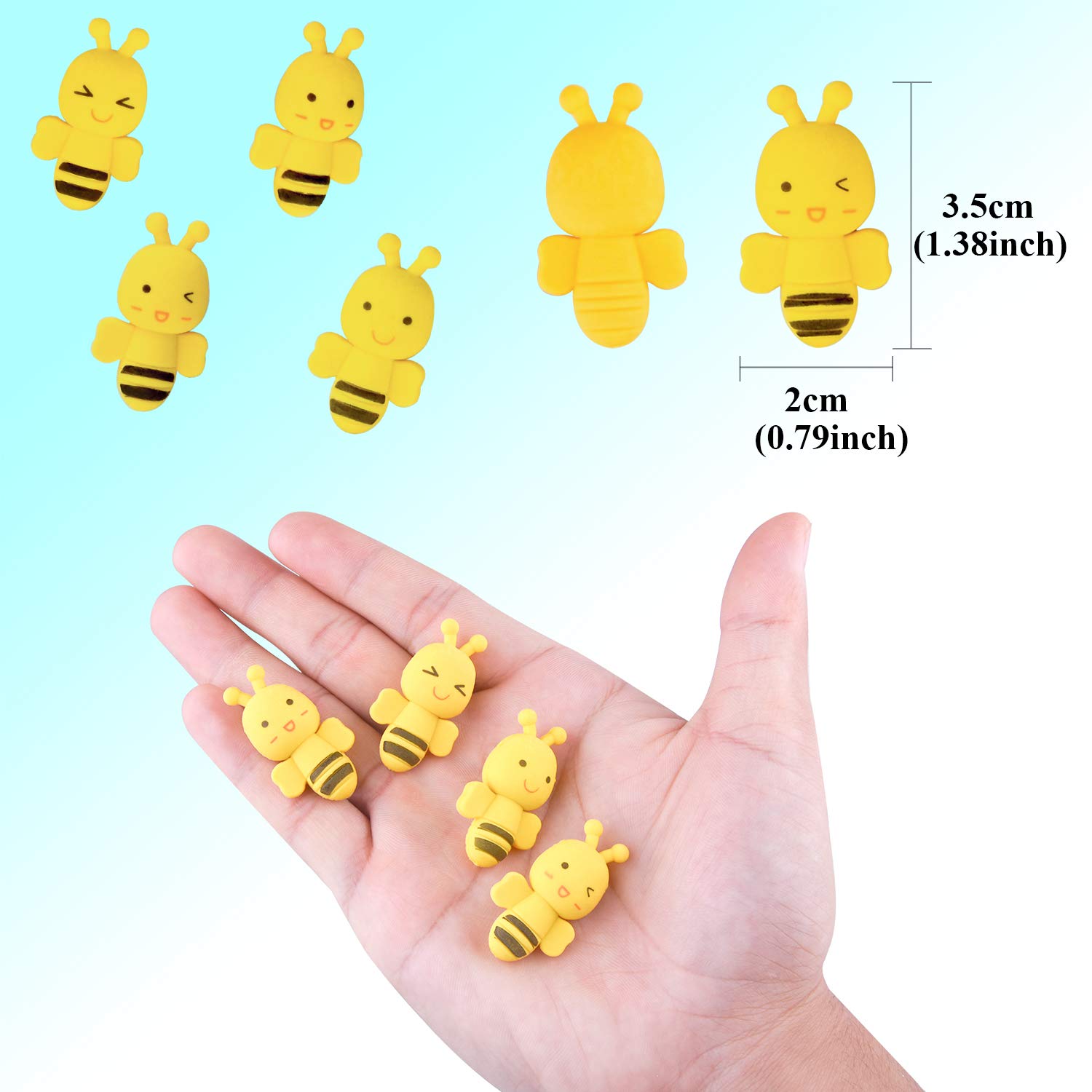 Amazon.co.jp: Ancefine ビーズ消しゴム 32個パック ノベルティ 動物