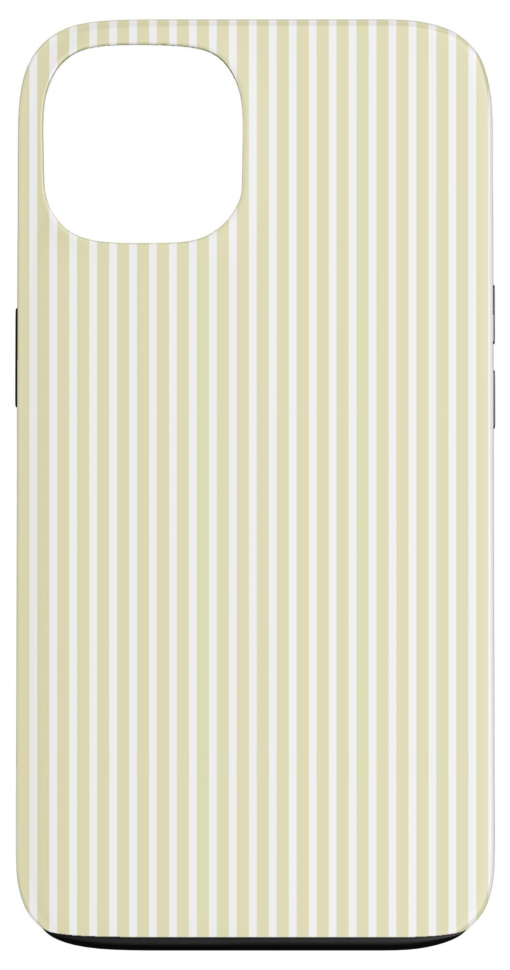 Pattern Preppy Coastal Aesthetic pale yellow Striped Summer Case for iPhone 13