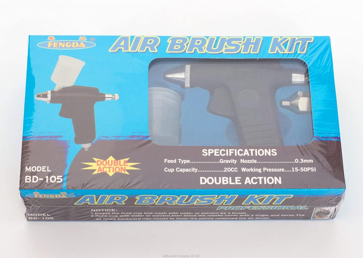 Double-Action Airbrush Fengda BD-105 with Nozzle 0,3 mm