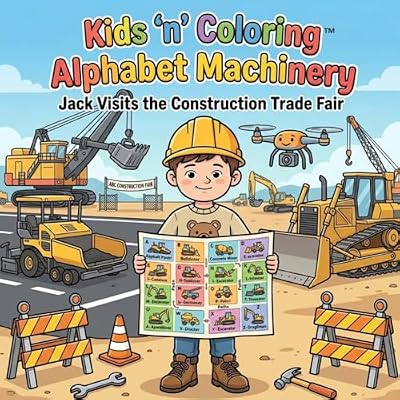 Kids &lsquo;n&rsquo; Coloring: Alphabet Machinery &ndash; Jack Visits the Construction Trade Fair