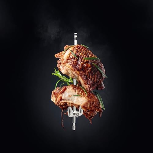 Miniatura 2 de Housoutil Rotisserie Spit Camping Acero Inoxidable Para Girar