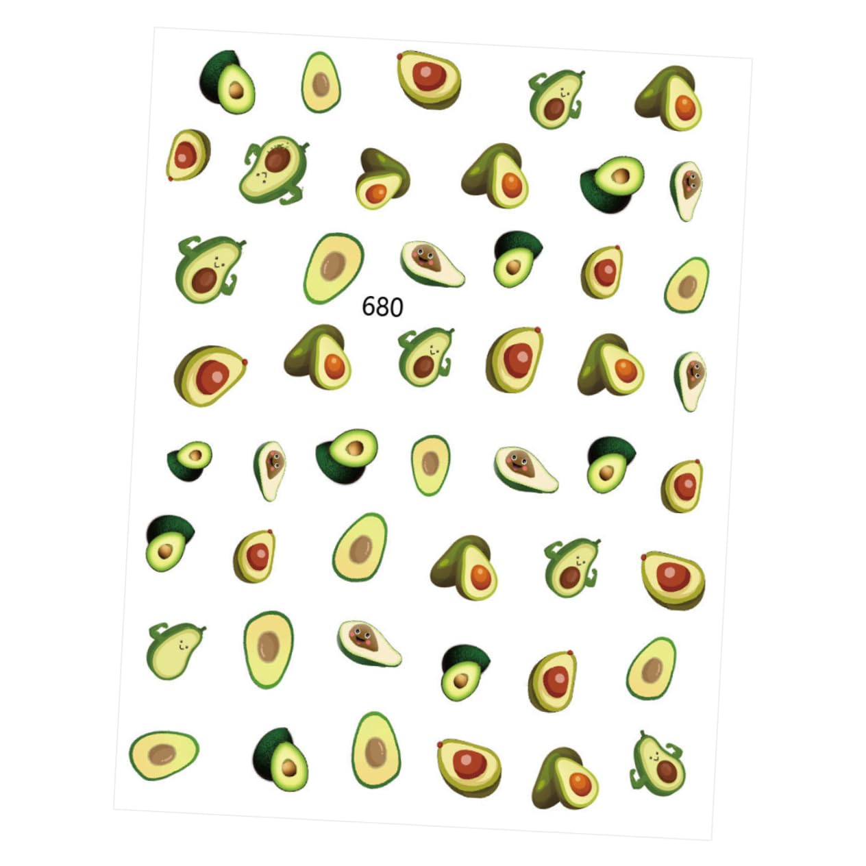 Healvian 36 Hojas De Decoración De Hojas Verdes Pegatinas De Frutas Para Uñas Calcomanías De Decoración De Uñas Calcomanías De Frutas Para Uñas Acrílicas Pegatinas De Verano Pegatina