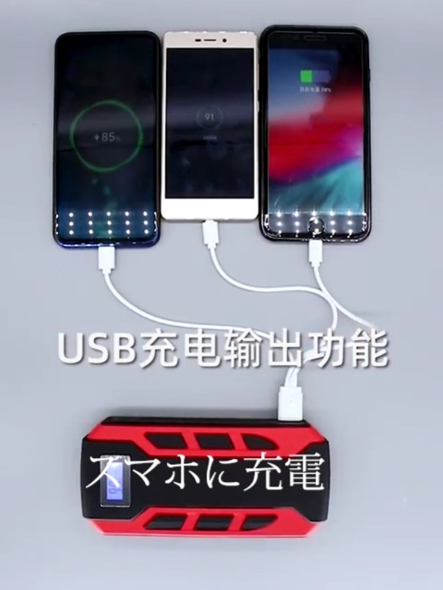 Amazon | ジャンプスターター 12V車用エンジンスターター 12000mAh