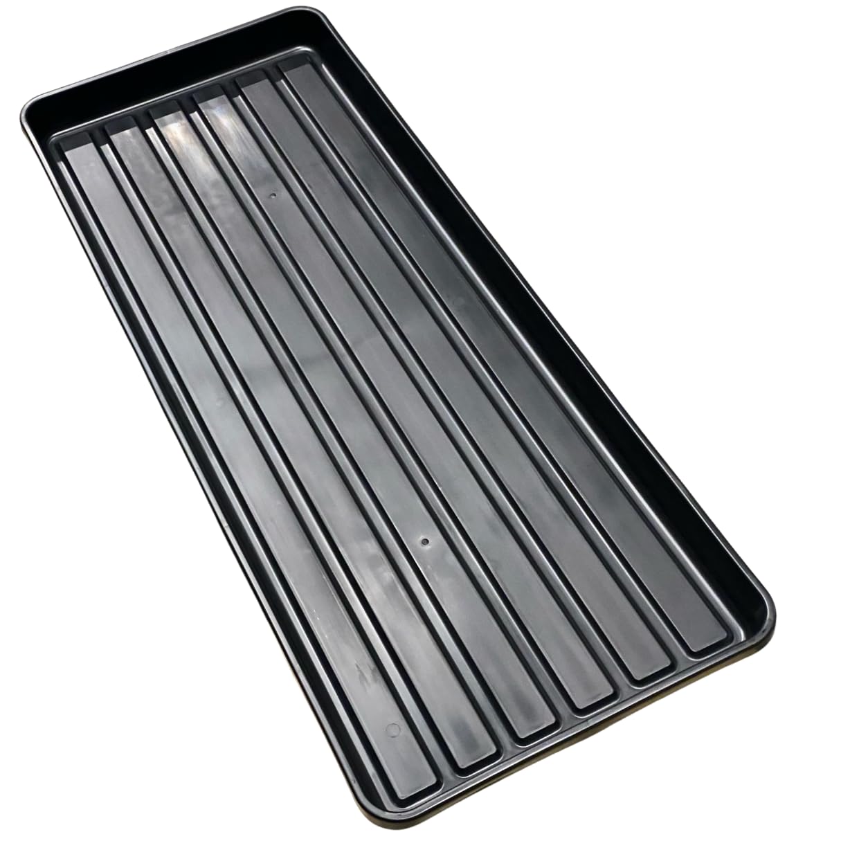 Vr7 Black 98Cm Large Plastic Grow Bag Tray – Heavy Duty Garden Drip Tray For Plant Pots, Seedlings & Hydroponics – Waterproof Propagation Tray For Greenhouse & Outdoor Use (1, 98Cm)