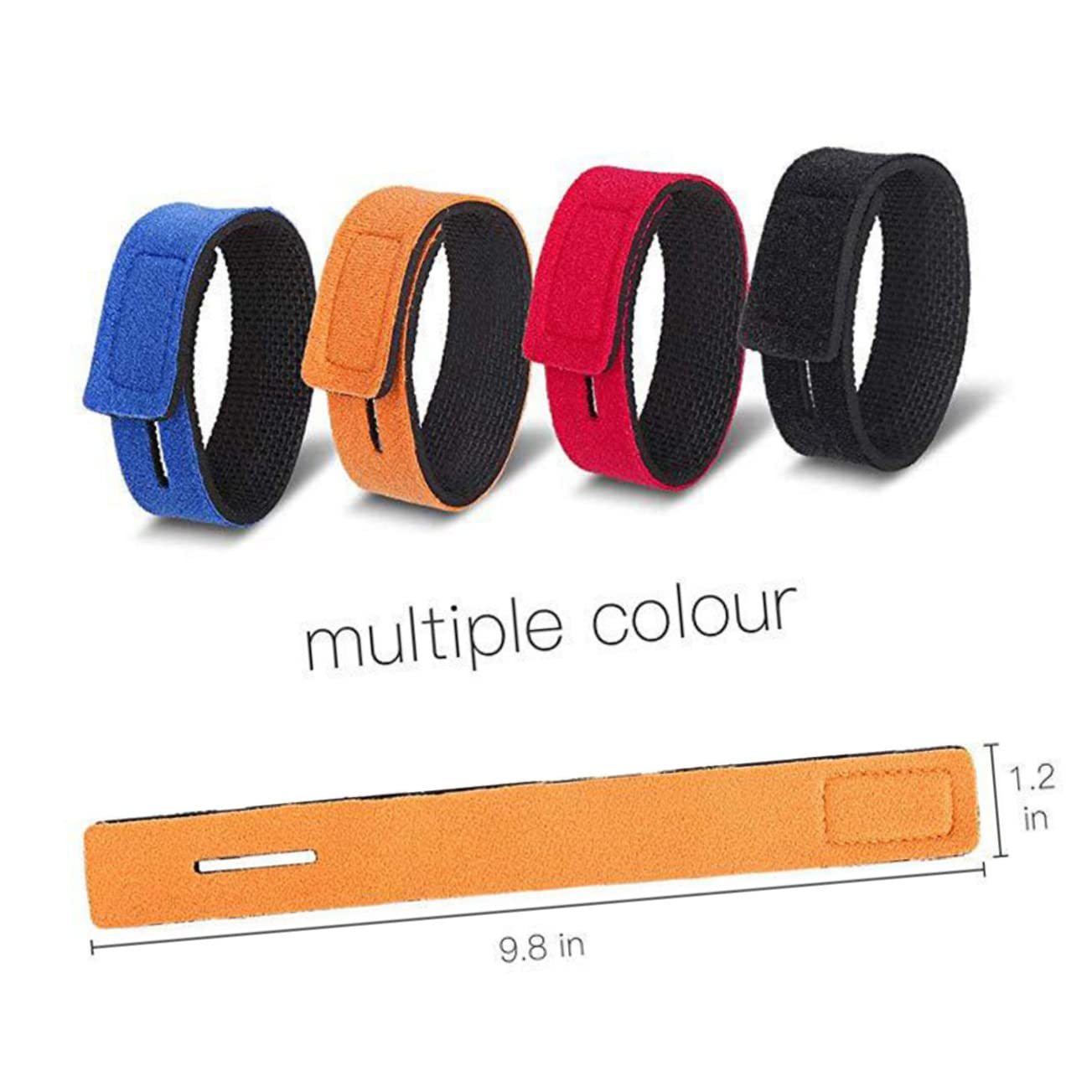 NULYLU Fishing Pole Covers 8 Pack Anti-Slip Straps Elastic Rod Tie Belts Fishing Rod Sleeves for Boat Outdoor