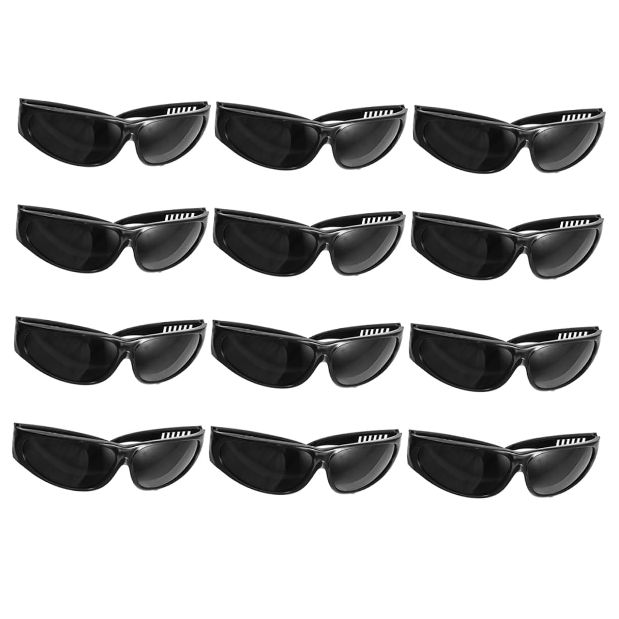 NUOBESTY 2 Series Gafas De Soldador Soldadura Protector Adulto Gafas De Trabajo Gafas Seguridad Gafas De Proteccion Gafas Seguras Para Soldar Anteojos Para Soldar Abs Negro 12 Piezas X 2