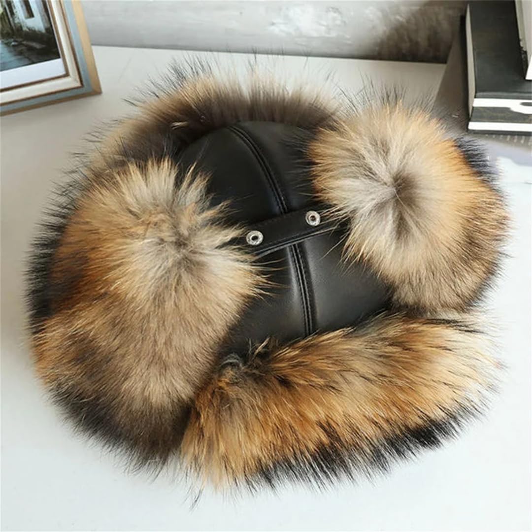 Unisex Inverno Caldo Faux Furry Cap Caldo Moda Sci Beanies Moda Cappelli Pelosi