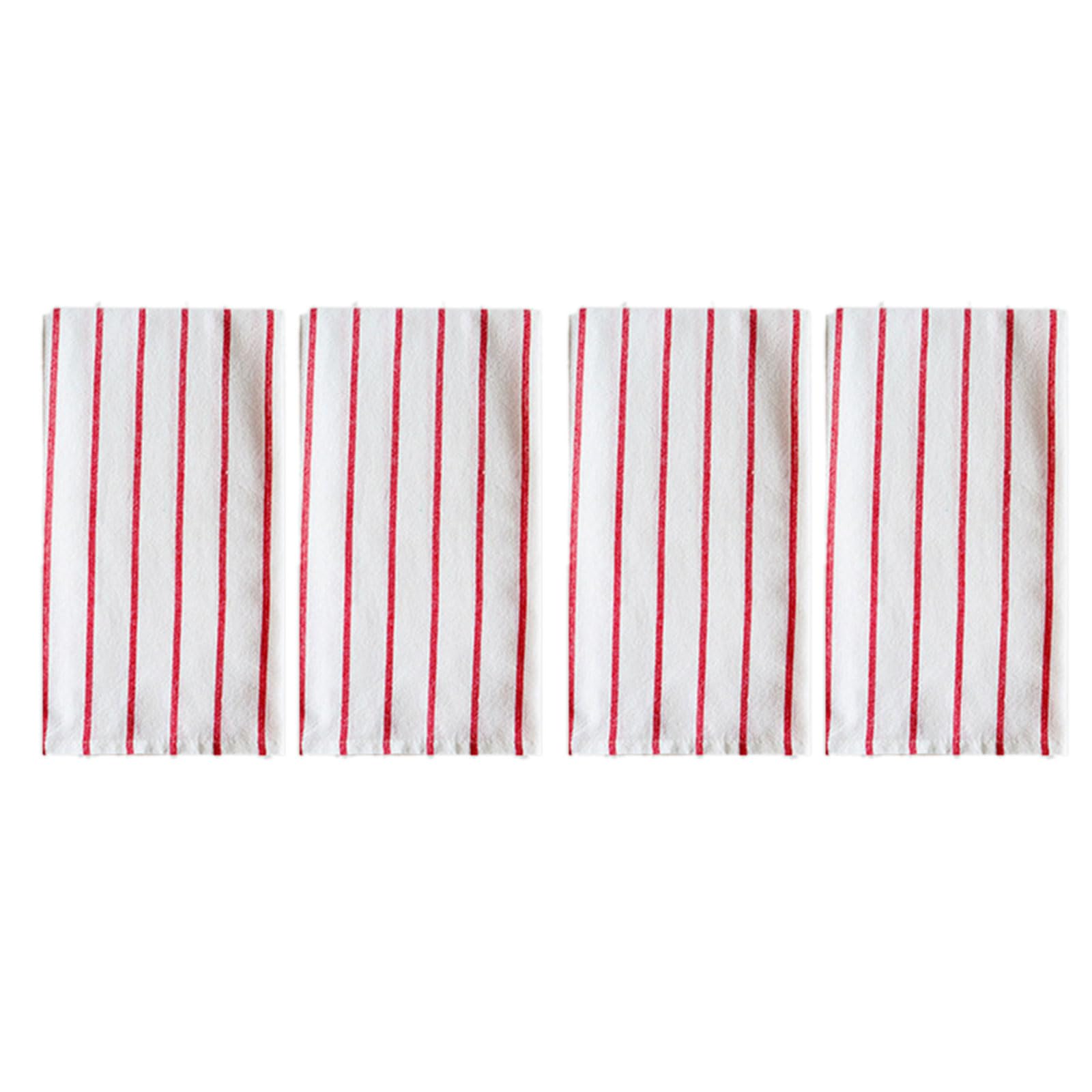 Jazuaiao Farmhouses Washable Cotton Dining Napkins with Unique Woven Stripe Pattern, Fabric Dinner Napkins Enhances Meal Setting Stripe