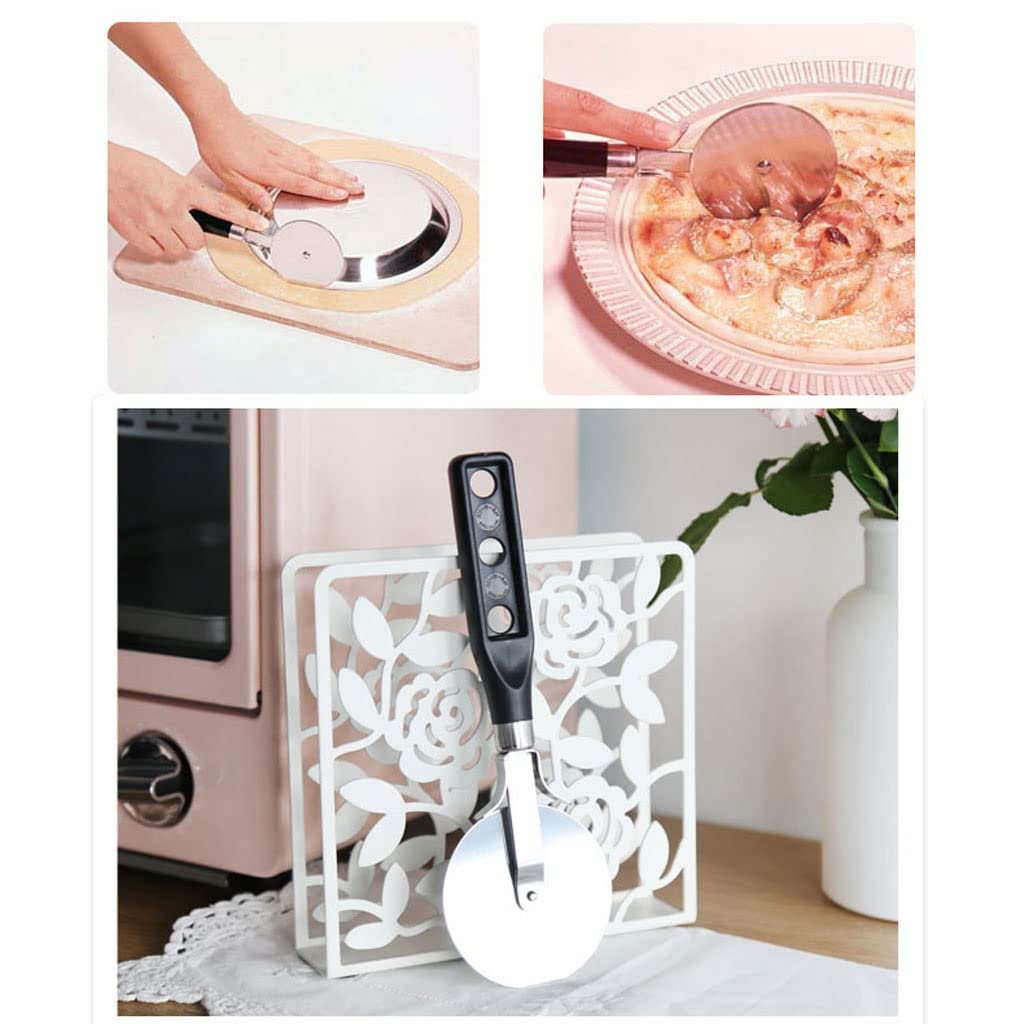 Trancheuse à Pizza Coupe-Pizza en Acier Inoxydable Pizza Couteau Rond Cutter Cutter Outil De Cuisson Gâteau Cutter Pizza Cutters