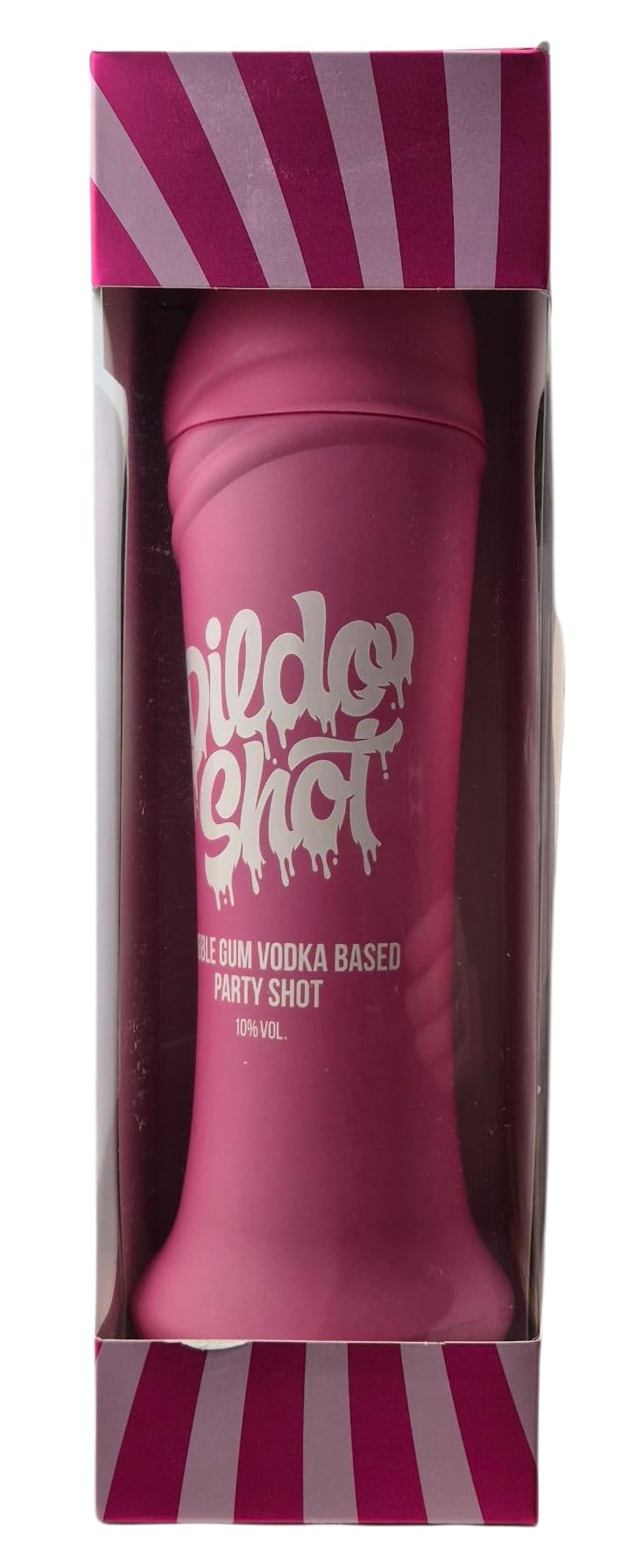 Dildo Shot 10% Vol. 0,7L im Geschenkset mit 2 Gläsern | Fruchtiges Partygetränk für Feiern, Geburtstage & Junggesellenabschiede | Mild & aromatisch