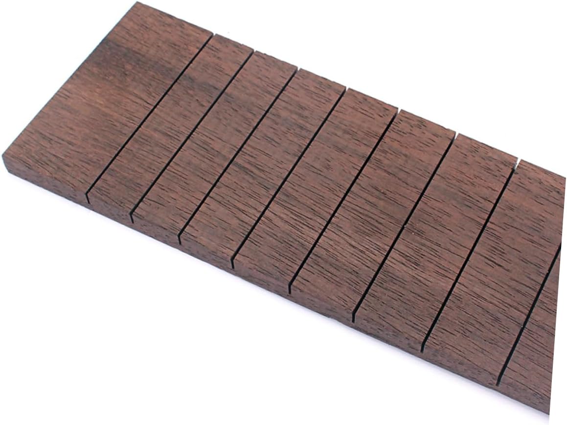 HANABASS GSD113 20 Fret Semi-finished Guitar Fingerboard Unembellished Fretboard for DIY Acoustic Guitar Projects