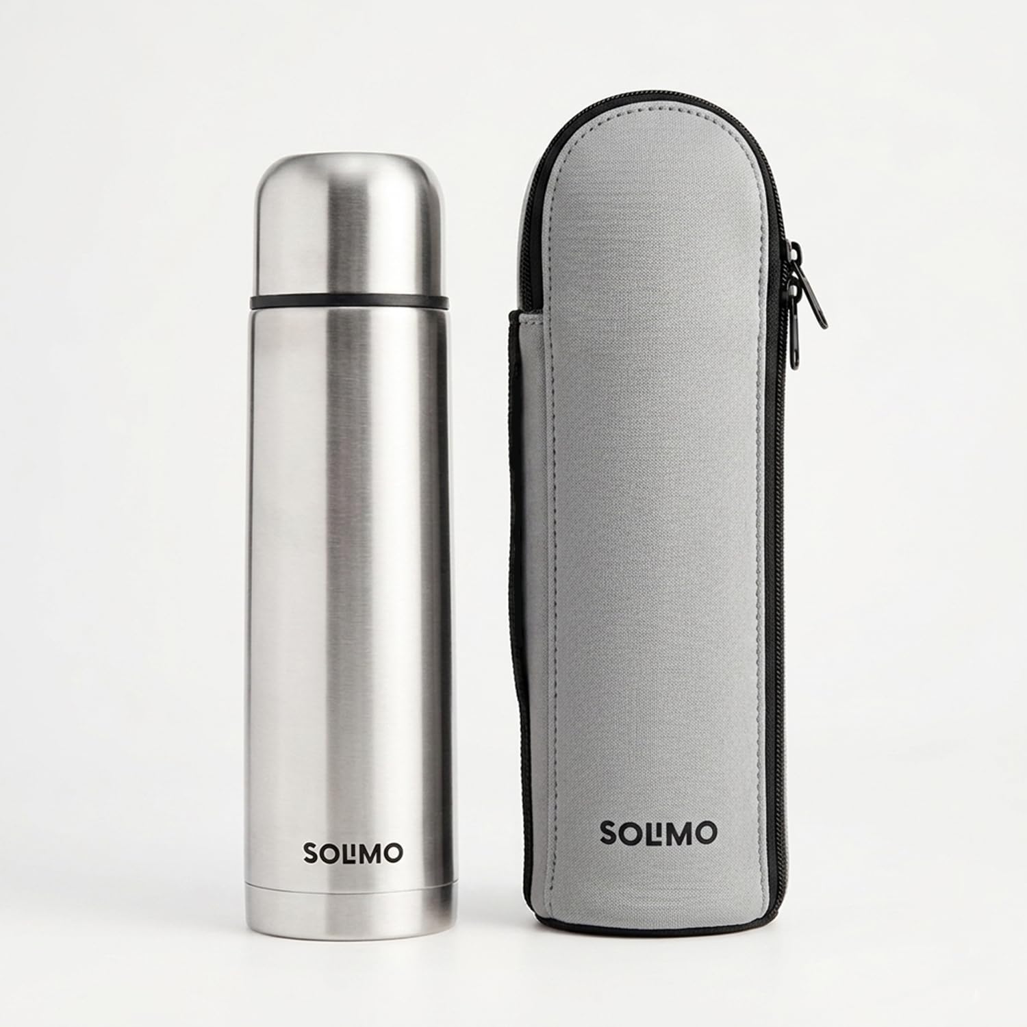 Amazon Brand – Solimo Premium 1L Thermosteel Water Bottle | 24 Hr Hot & Cold Retention | Leak-Proof & Safe | ISI Certified | Flip Lid | Eco-Friendly | Everyday Use & Travel | Carry Bag-image-44