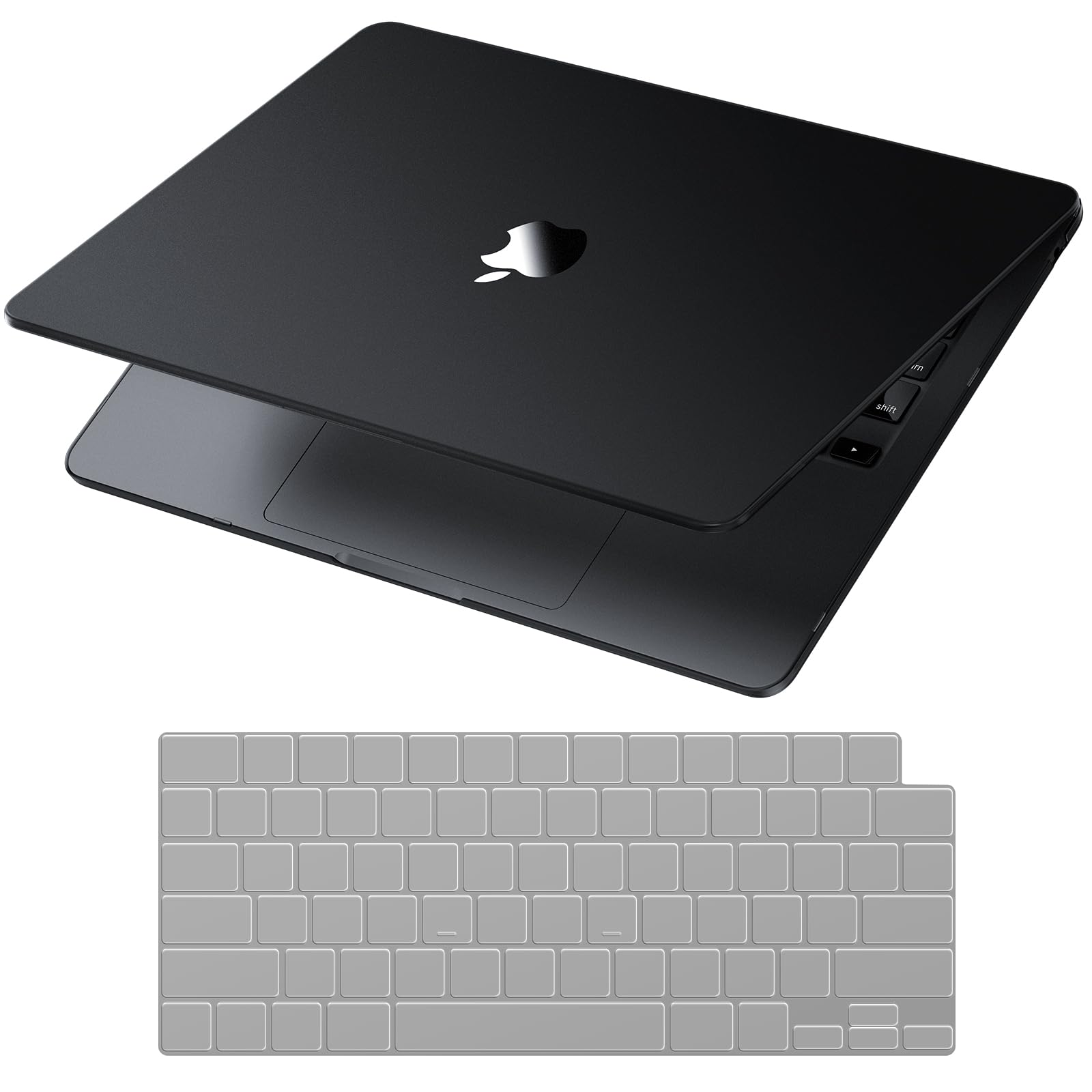 Soonjet for MacBook Air 13 Inch Case M5-M2 2026-2022, Black Hard Shell
