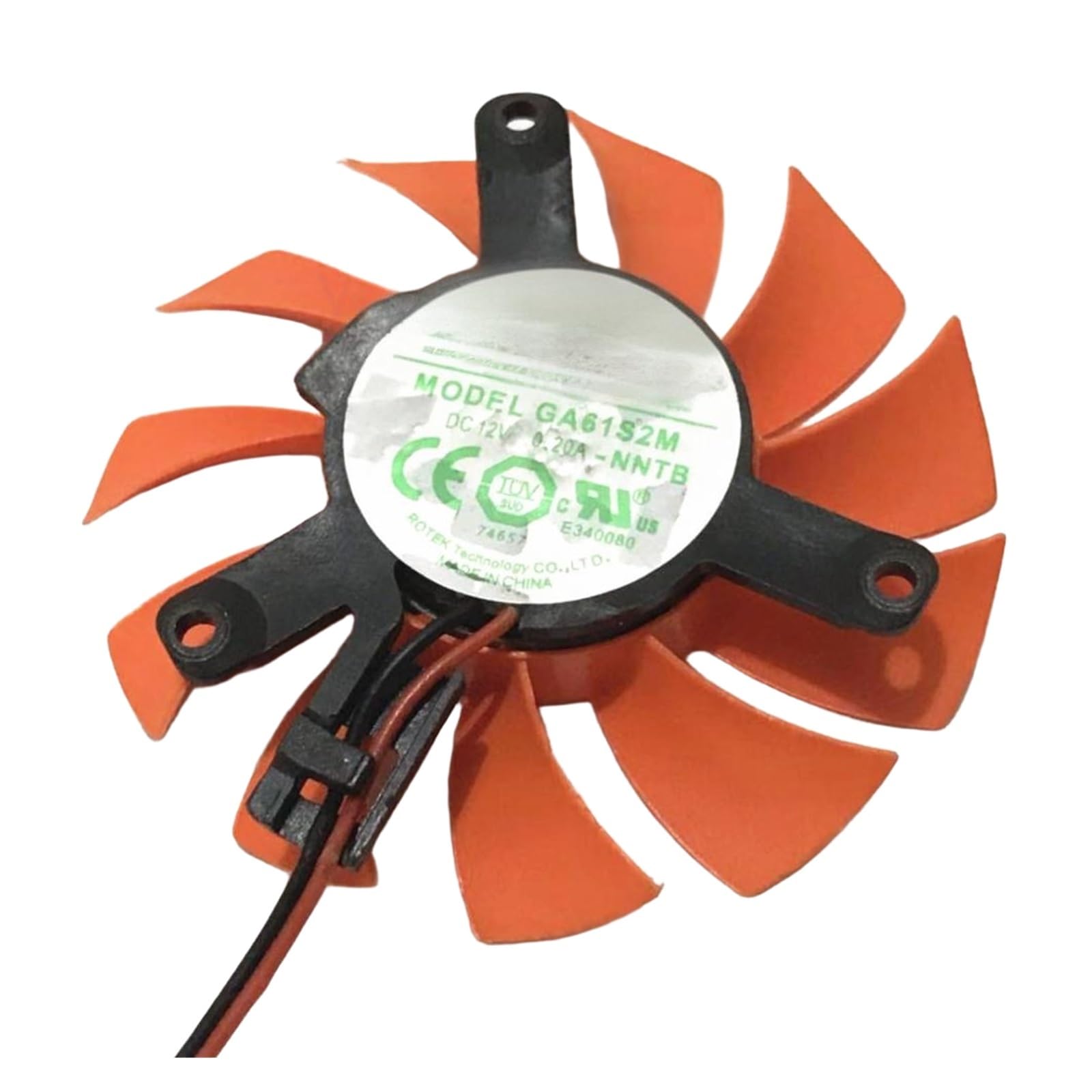 TPKMVGAP GA61S2M DC 12V 0.20A 55mm 39mm 2-Wire Server Fan