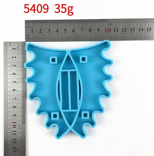 Miniatura 6 de sunhoyu Soporte de pluma de resina epoxi molde, caja de almacenamiento titular de lápiz soporte de silicona molde de Navidad Festival de Suministro