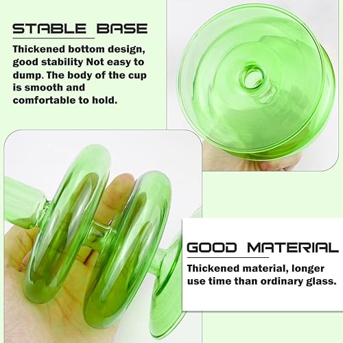 Miniatura 3 de LNQ LUNIQI Portavelas cónicos transparentes, portavelas de cristal, modernos portavelas para candelabros cónicos, bodas, recepciones, centros de