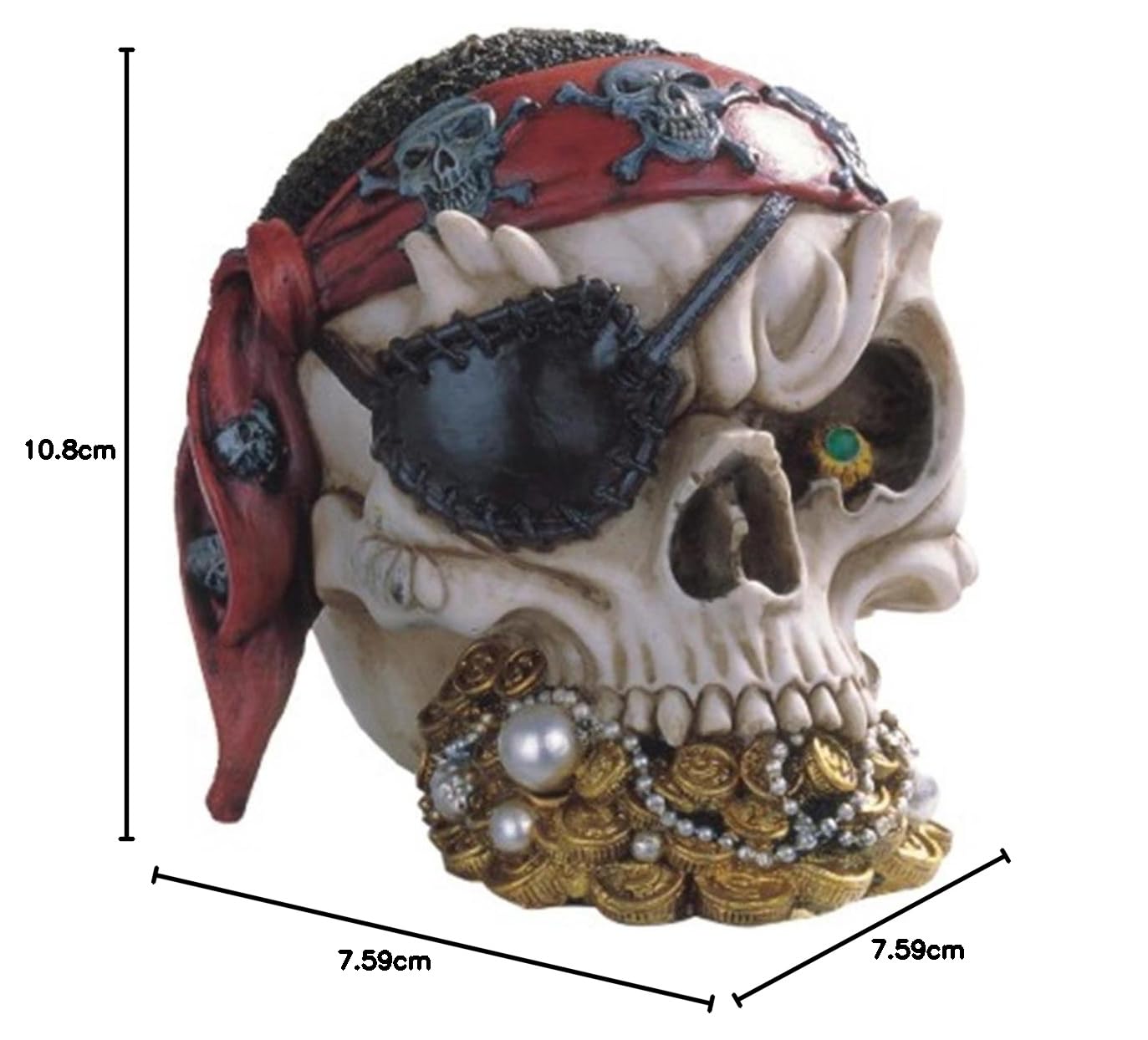 Amazon.co.jp: StealStreet SS-G-44015 海賊頭蓋骨 宝物付き