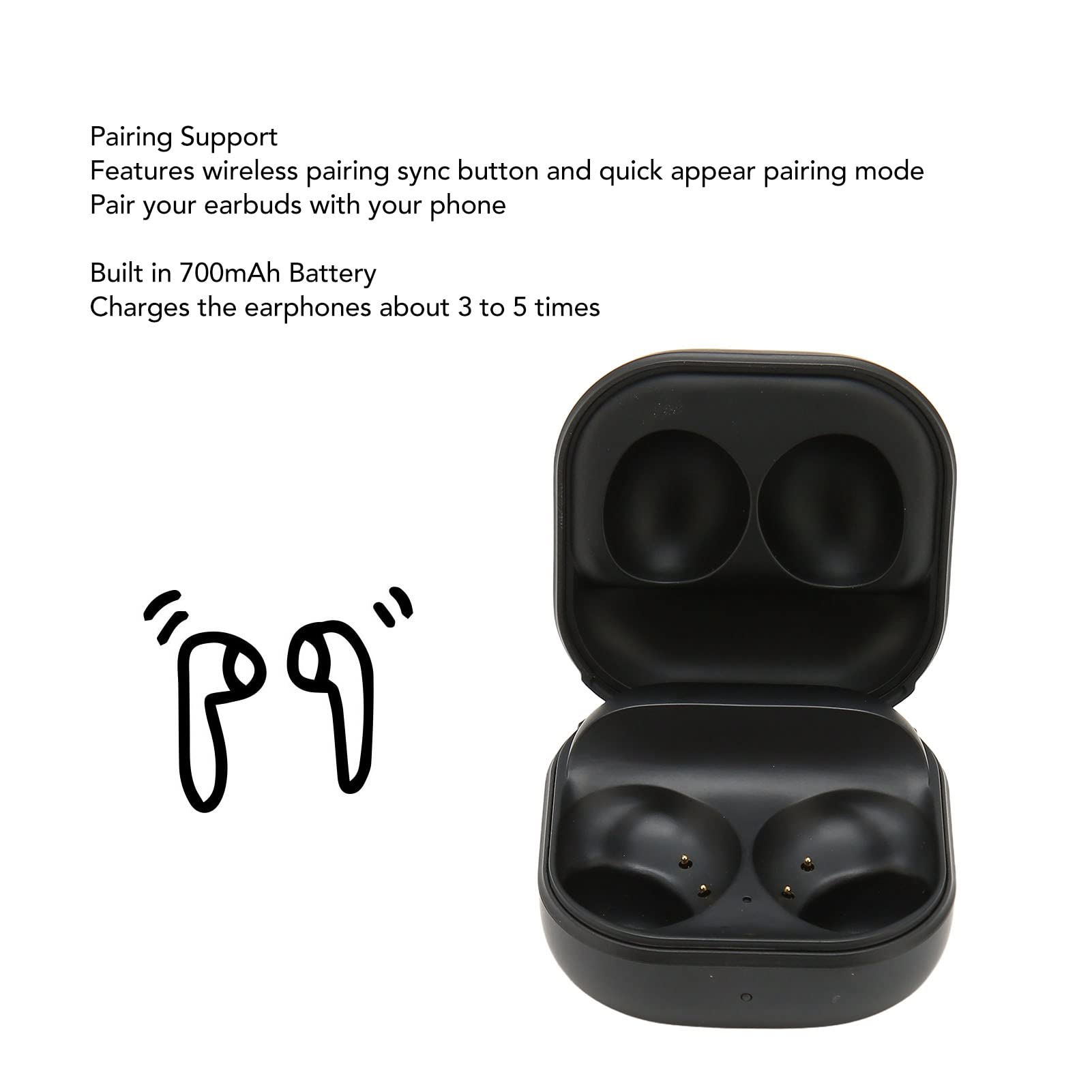 Amazon | Bewinner Galaxy Buds 2 イヤホン ワイヤレス充電ケース