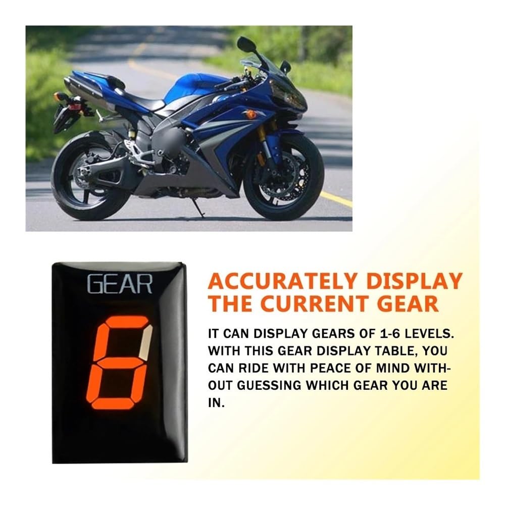 Yamaha TDM900 TDM 900 TDM FZ400 Fazer FZ 400 2002 Motorradzubehör Getriebeanzeige 1-6 Gang