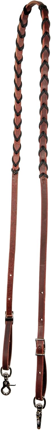Professional's Choice Pony ½” Burgundy Rein with 2 Snaps