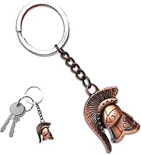 Elmo Spartano Pocket Key Ring - Greek Old Town - Key Ring - Accessory for Men and Women - Gift Idea - Sparta Helmet - One Size, Sparta Helmet, One size