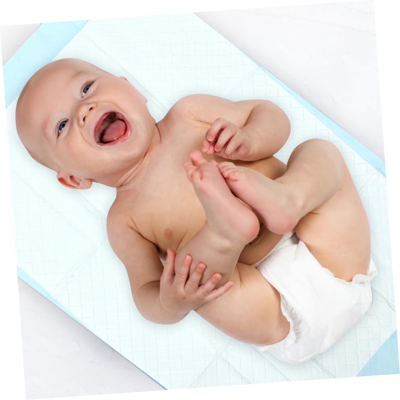 VICASKY 10pcs High Absorbent Disposable Changing Pad for Leak Non-Slip Design Extra Thick for Go Diaper Changes