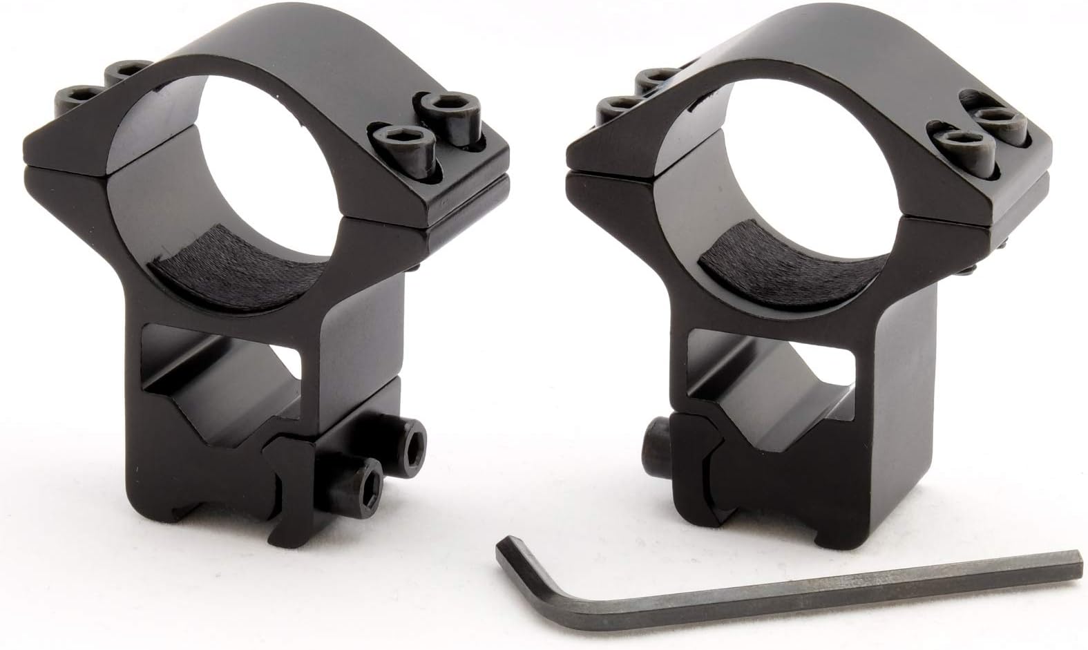 Atom Optics 9.5-11mm Dovetail Rifle Scope Mounts High-Profile Airgun, Rifle Sight Rings