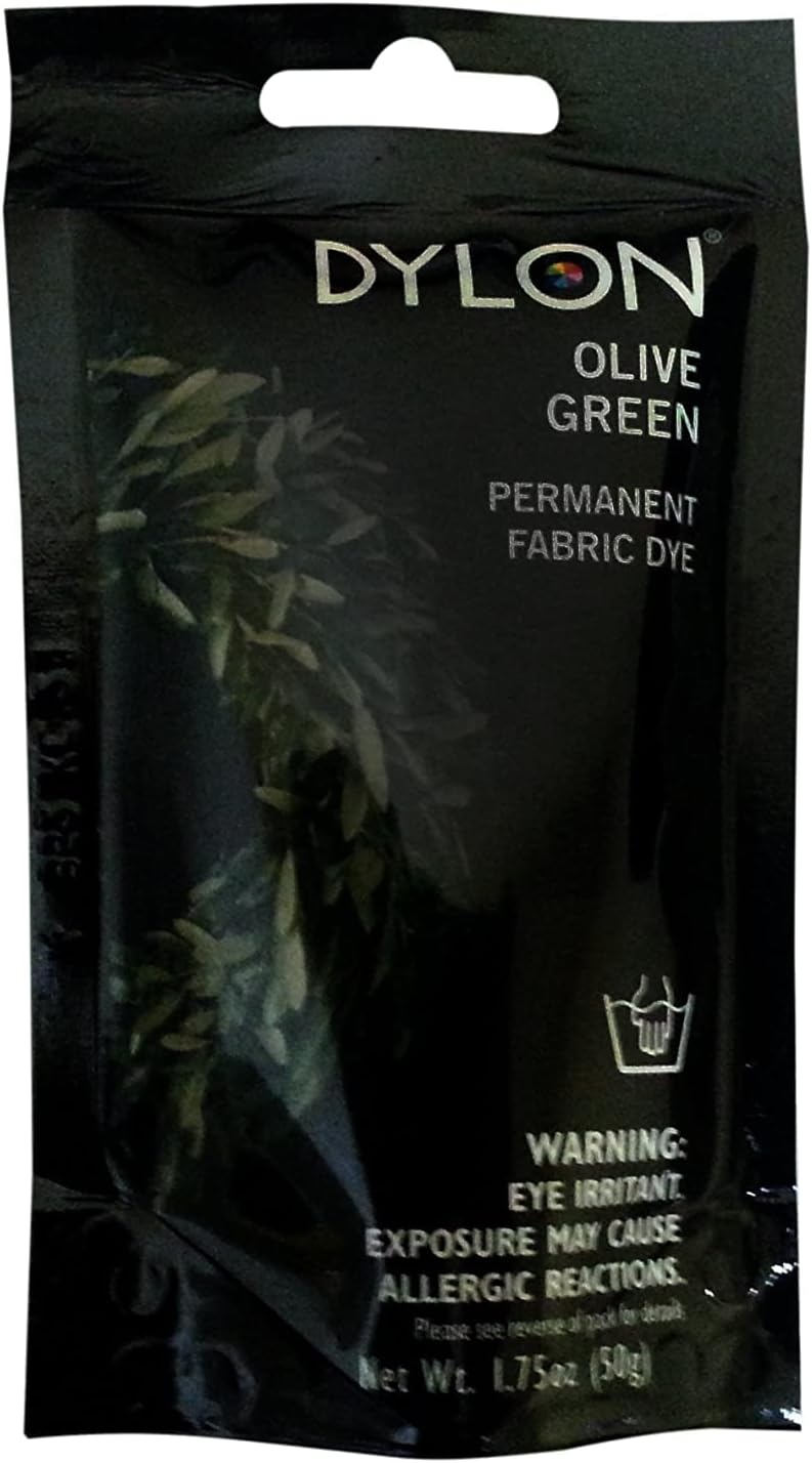 Dritz Dylon 87034 Permanent Fabric Dye, Olive Green, 1.75-Ounce