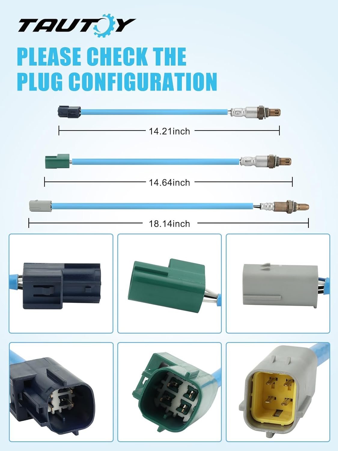TAUTOY 4PCS 234-9038 234-4297 234-4313 O2 Oxygen Sensor Upstream and Downstream (4.0L V6) for Nissan Frontier Pathfinder Xterra 2008-2010, for Suzuki Equator 2009-2010