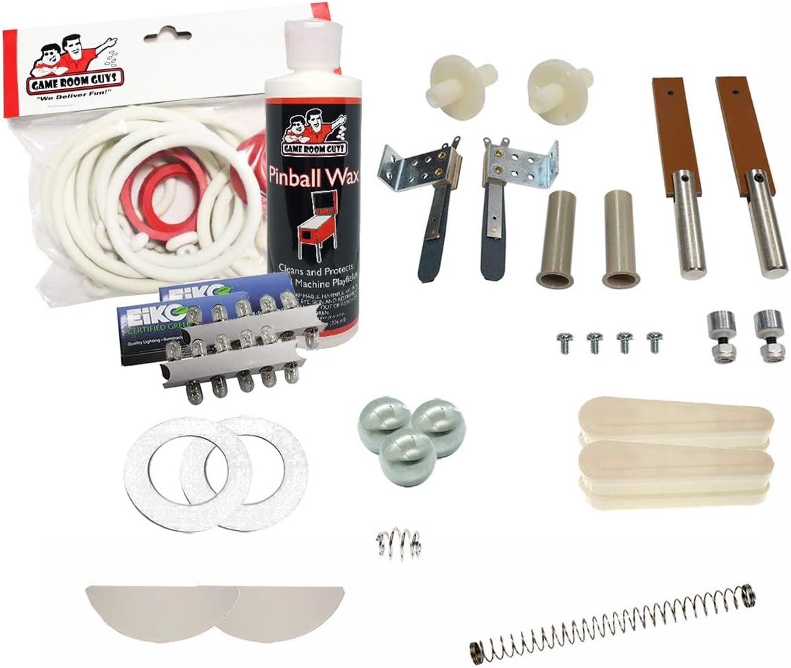 Game Room Guys 1975 Gottlieb El Dorado Pinball White Premium Maintenance Kit