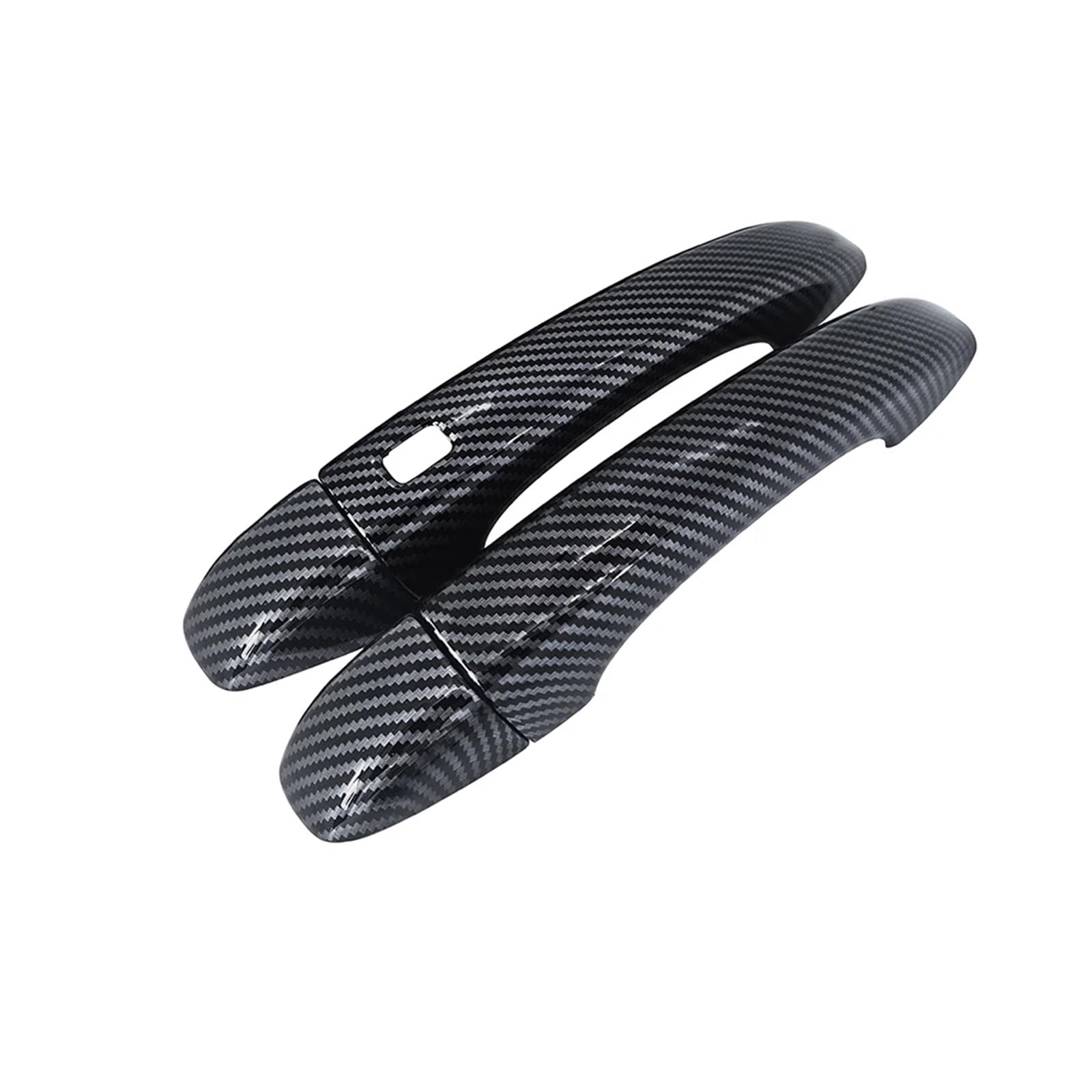 Zhauyorv Carbon Fiber Door Handle Covers Compatible With Mitsubishi Asx, 2019-2024