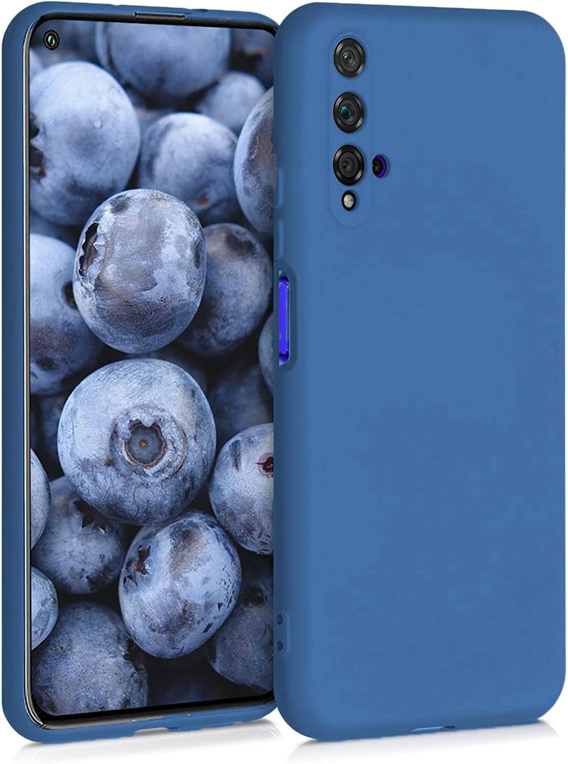 EMODIL Case for Huawei nova 5T Cover Blue Slim Fit Soft Back TPU Cover Flexible Silicone Cover Matte for Huawei nova 5T ® (Blue)