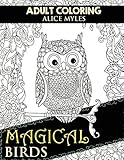 Magical Birds (Coloring For Adults) (Volume 2)