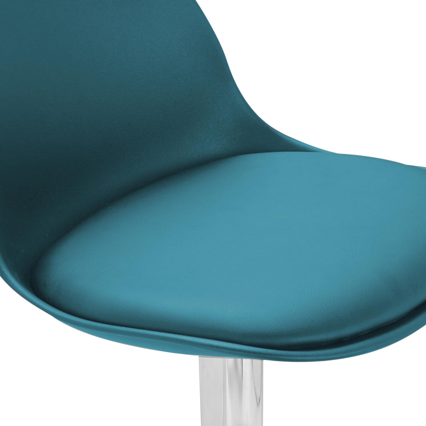 IDMarket - Set di 2 sgabelli da bar design blu anatra KARL
