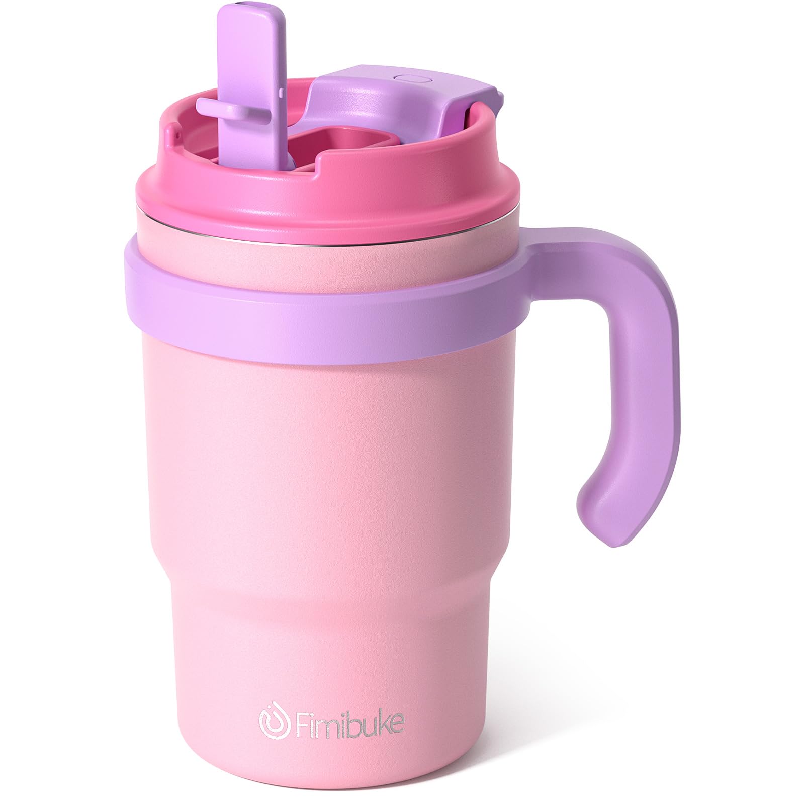 Fimibuke 16 oz Kids Insulated Tumbler with Handle