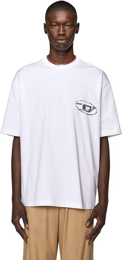 Amazon.co.jp: [ディーゼル] メンズ Tシャツ ロゴ オーバルD