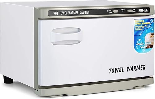 Miniatura 9 de Artist hand Armario calentador de toallas calientes, calentador de toallas de gran capacidad de 16 L, armario de acero inoxidable de calentamiento